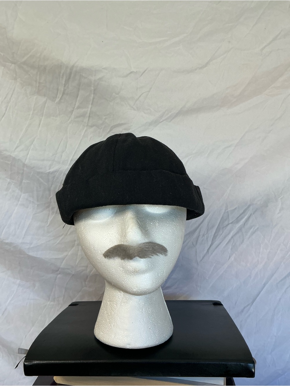 Brimless Hat-Black Adjustable